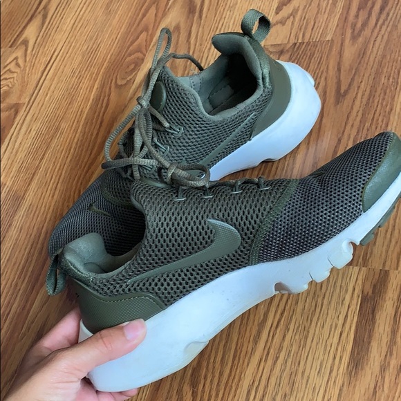 army green nike shoes